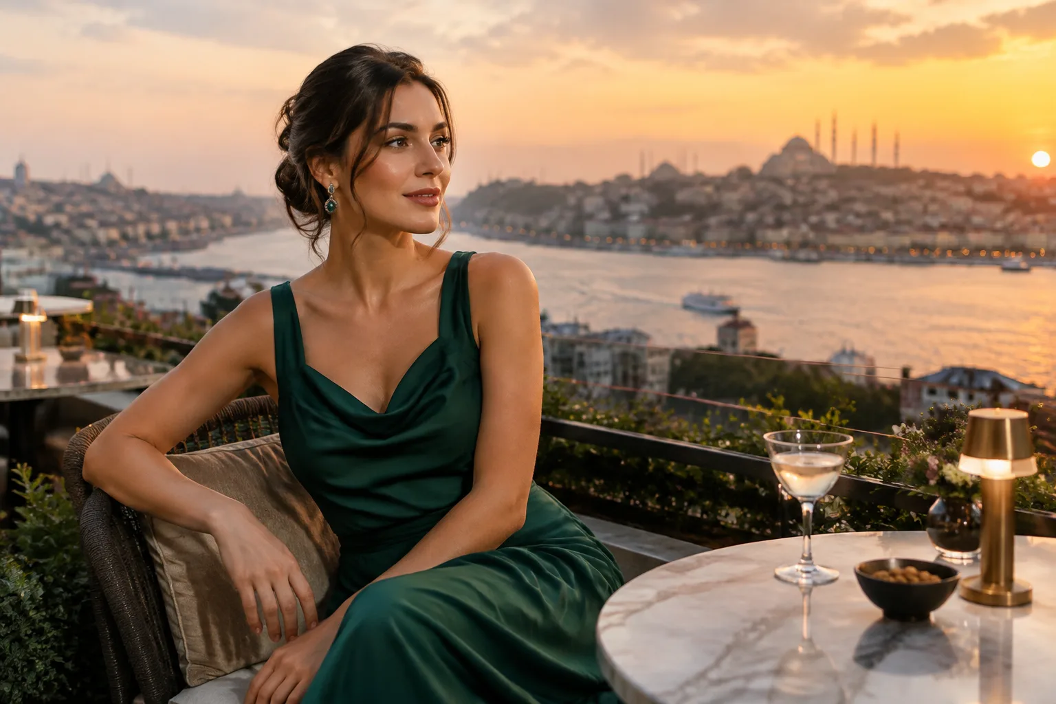 akşam açık Bursa Medikal Masaj şehir atmosferi